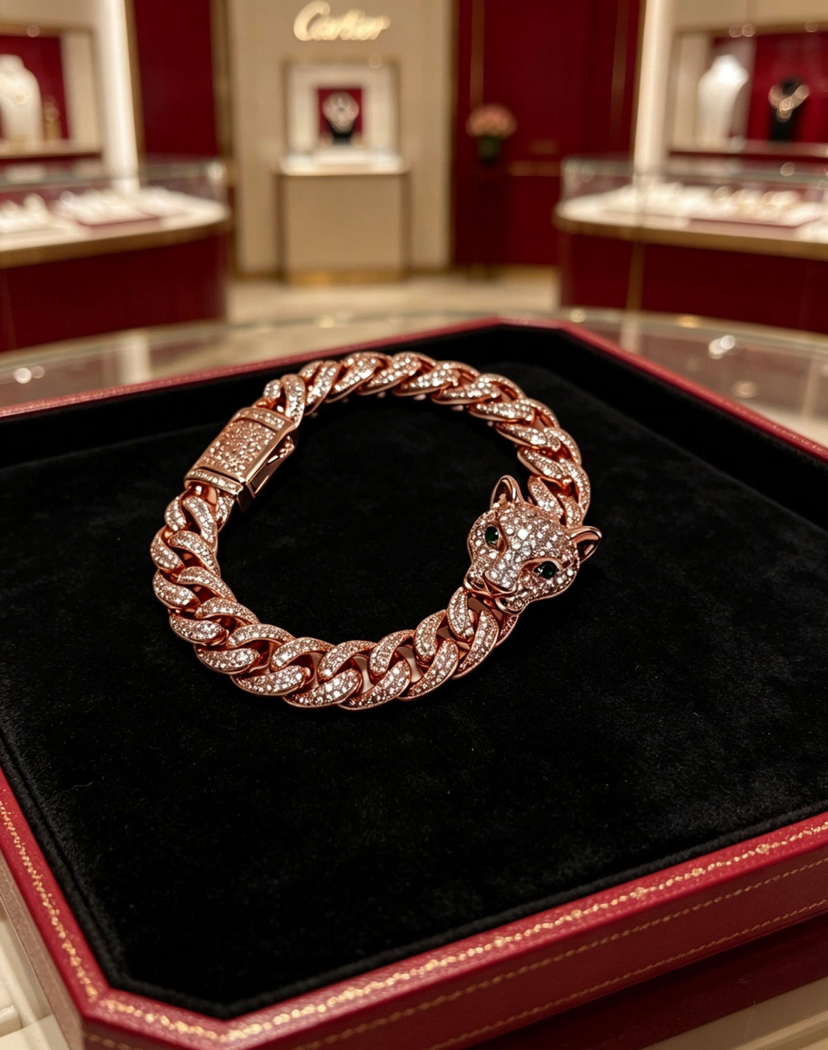 Martin Graham bracelet in polished metal-tone – front view