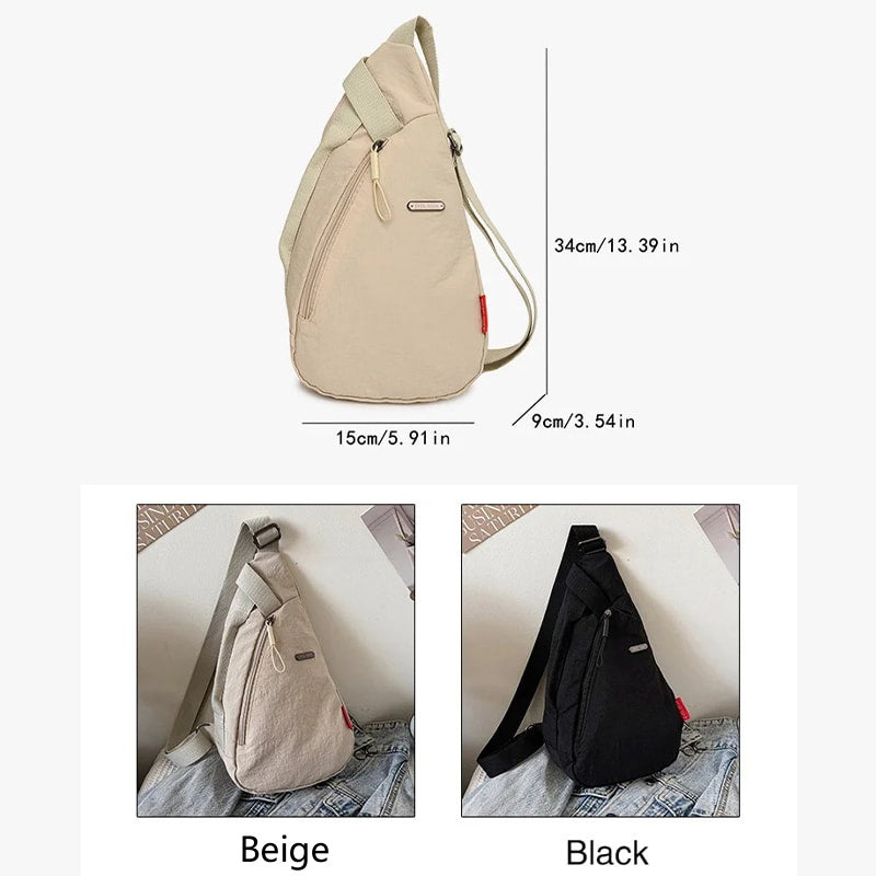 Oxford Unisex Sling Bag with Adjustable Strap Clothing & Accessories