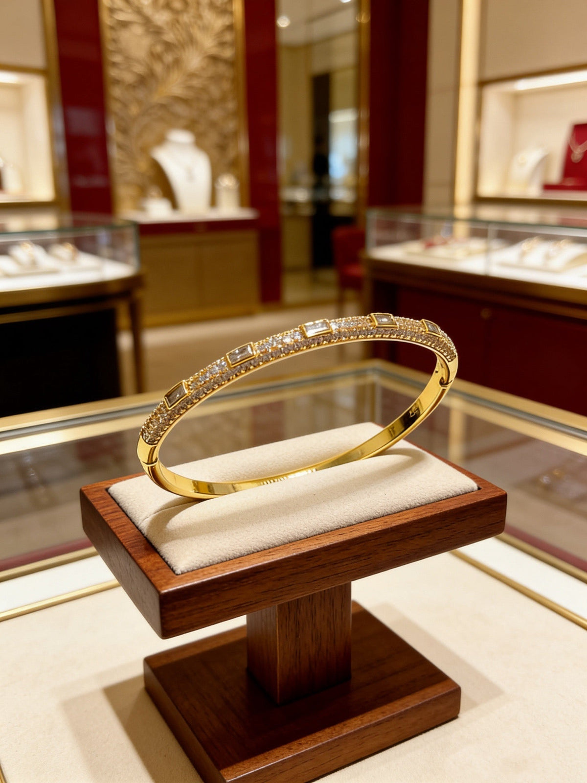 Martin Graham bracelet in polished metal-tone – front view