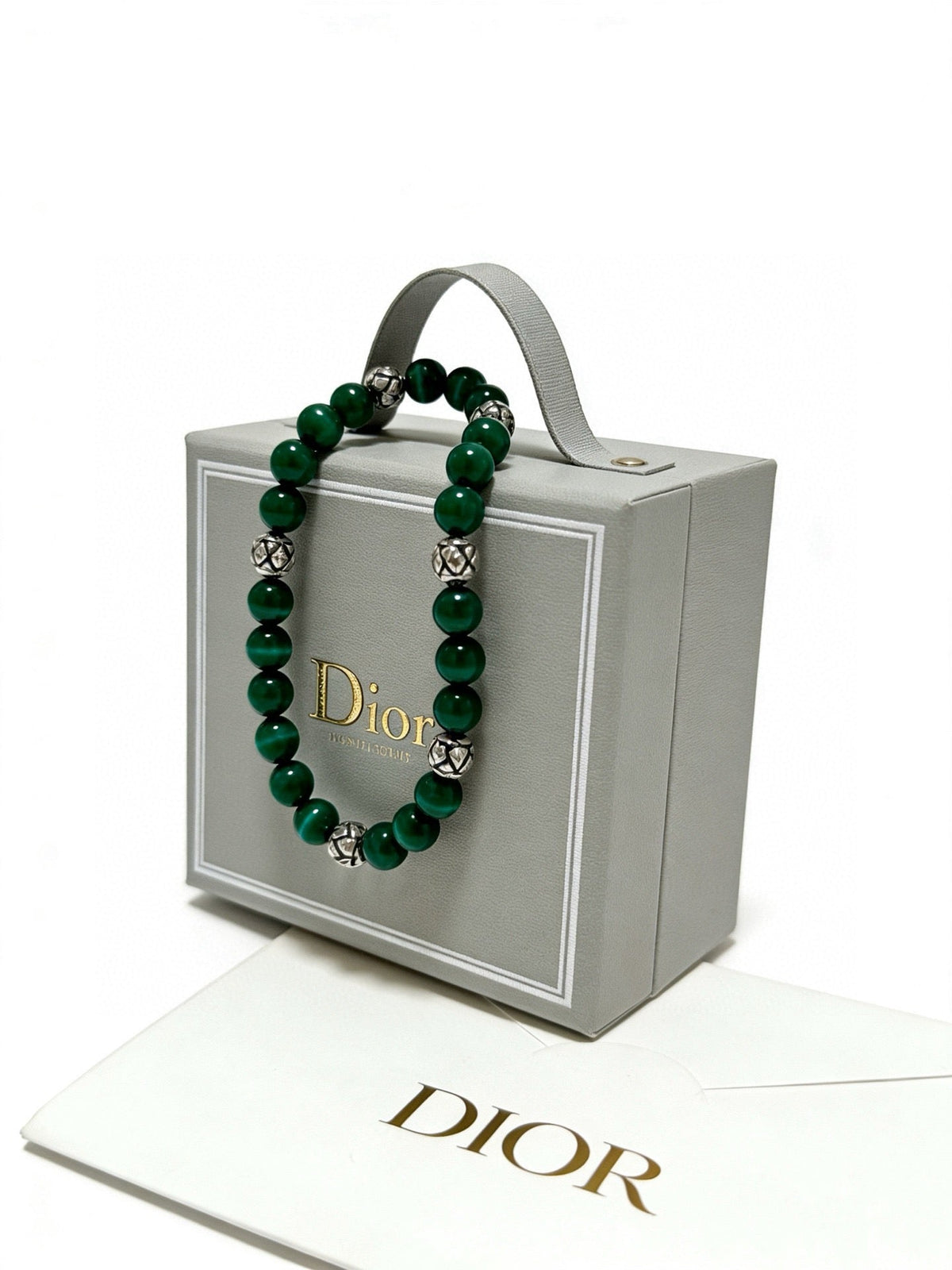 Martin Graham bracelet in polished metal-tone – front view