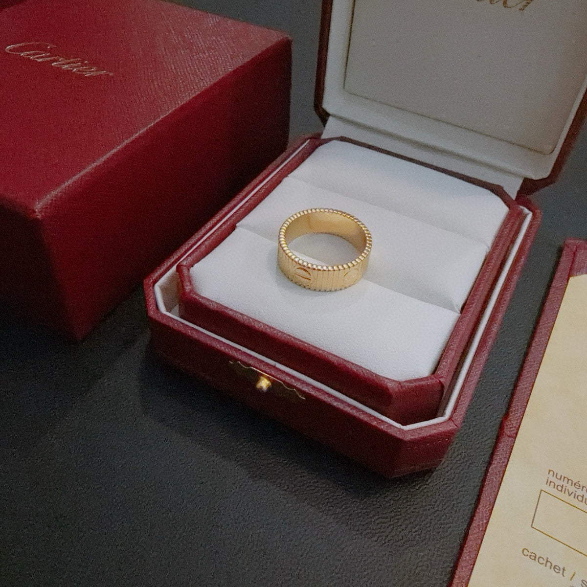 Martin Graham ring in polished metal-tone – front view