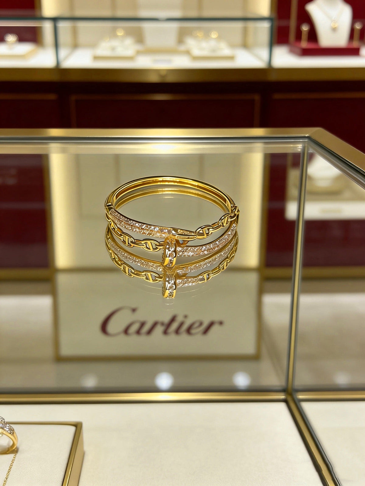 Martin Graham bracelet in polished metal-tone – front view