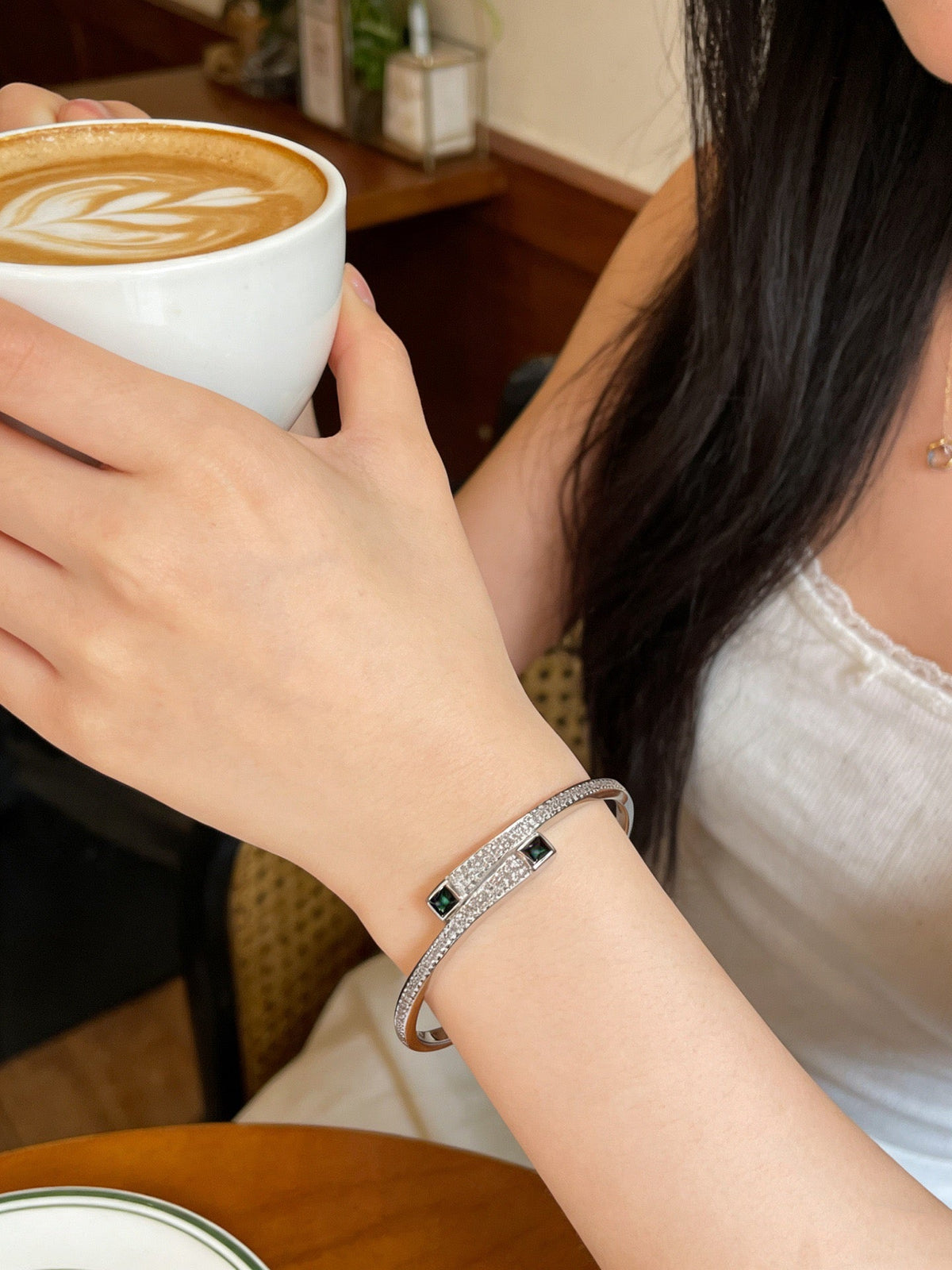 Martin Graham bracelet in polished metal-tone – front view