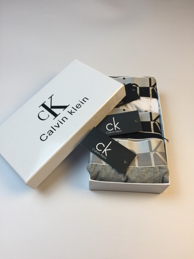 Calvin Klein Cotton Men's Boxer Briefs - 3-Piece Box - Sizes M-XXL