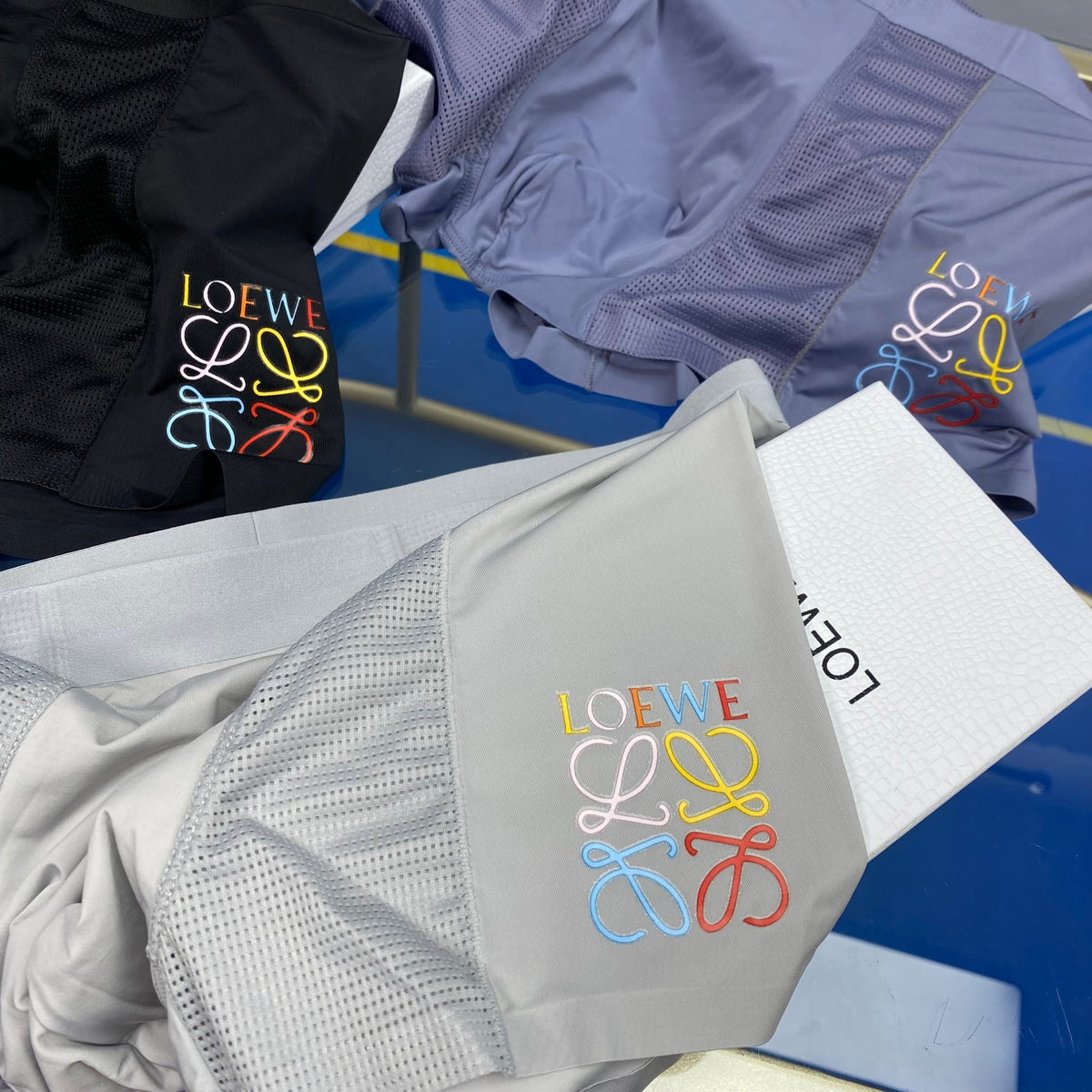 Loewe Colourful Anagram-Style Details Men's Boxer Briefs - 3-Piece Box