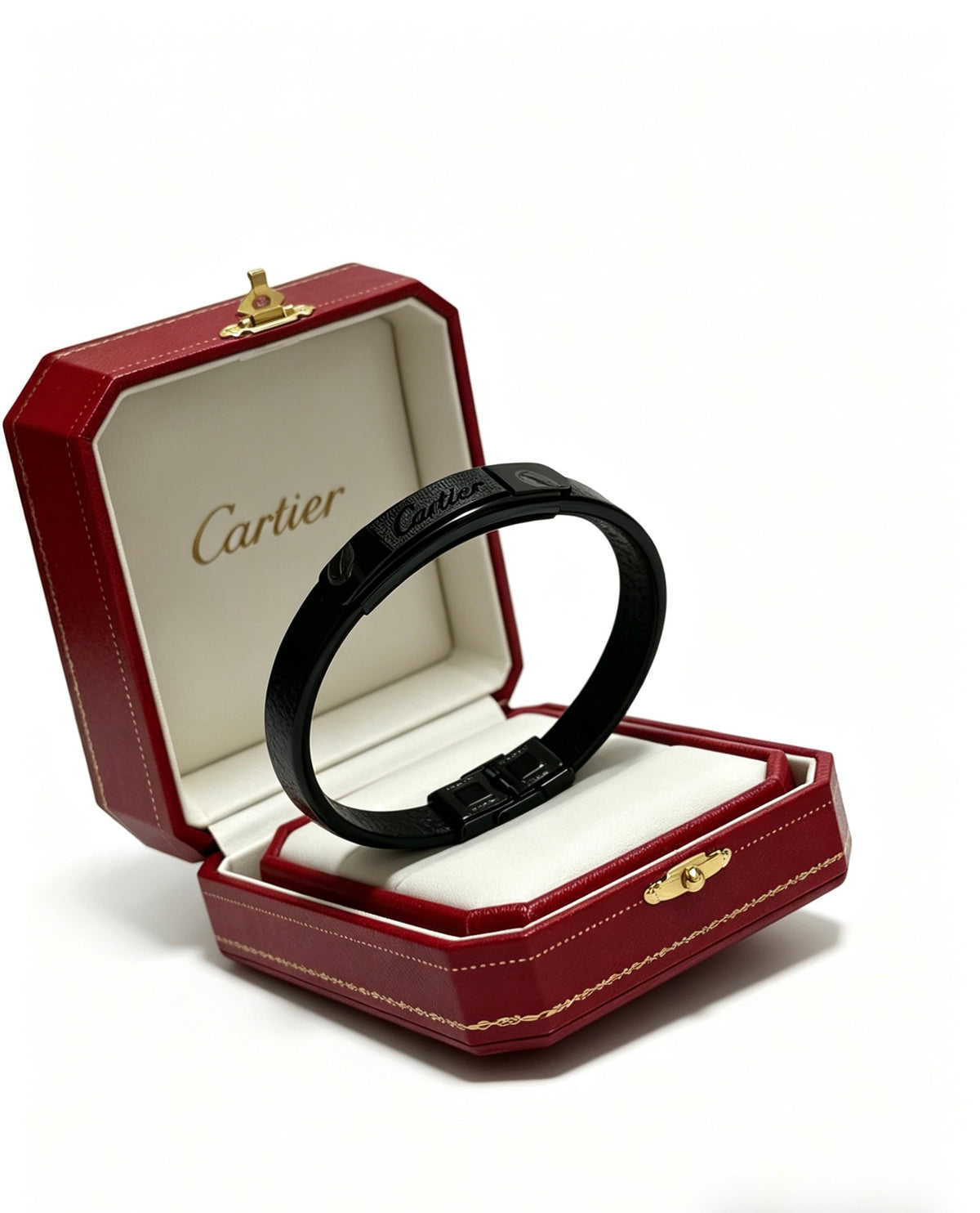 Martin Graham bracelet in polished metal-tone – front view
