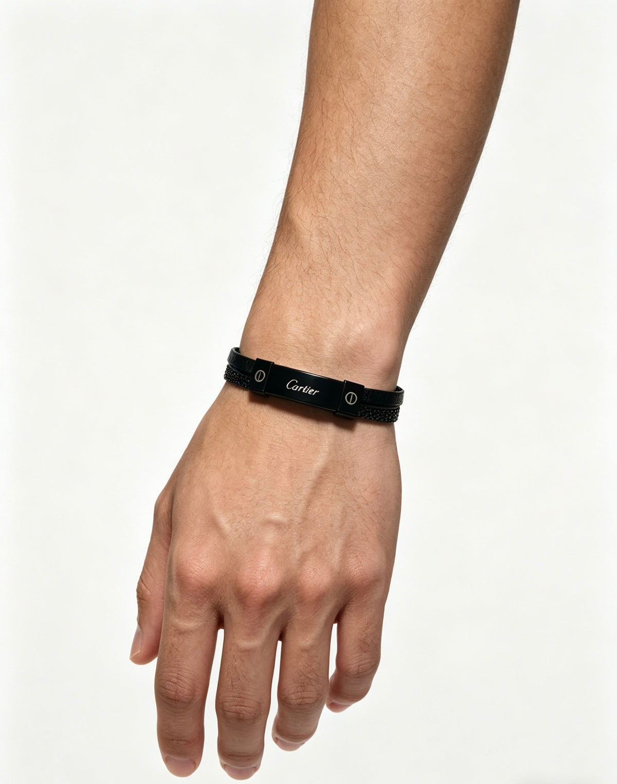 Martin Graham bracelet in polished metal-tone – front view