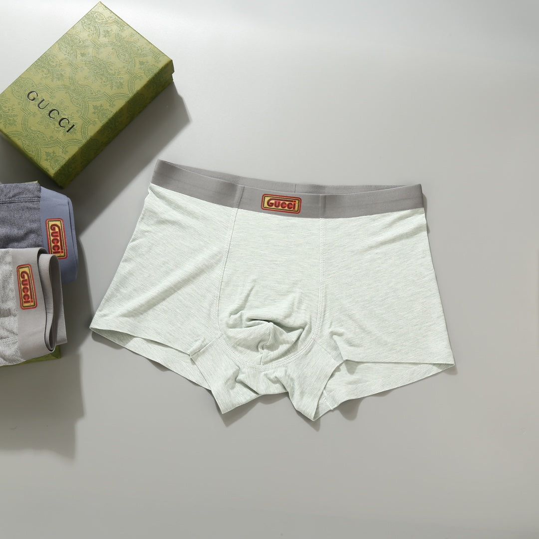 Gucci Minimal Label Men's Trunk Underwear - 3-Piece Box