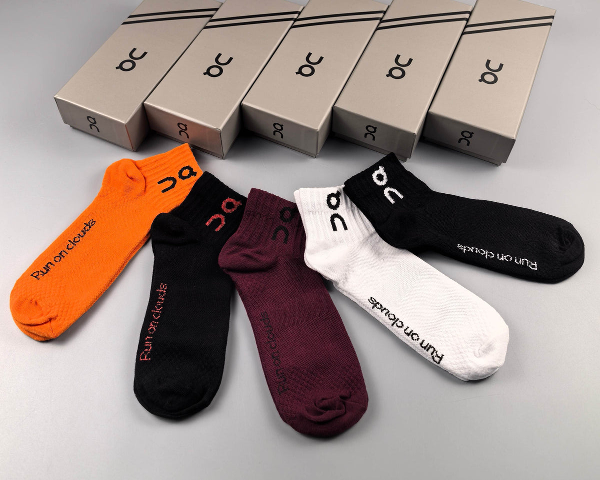 On Cotton Socks - 5-Pair Set