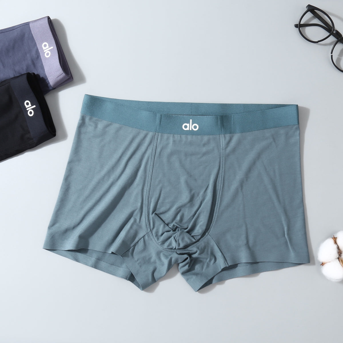 Alo Tonal Waistband Men's Trunk Underwear - 3-Piece Box