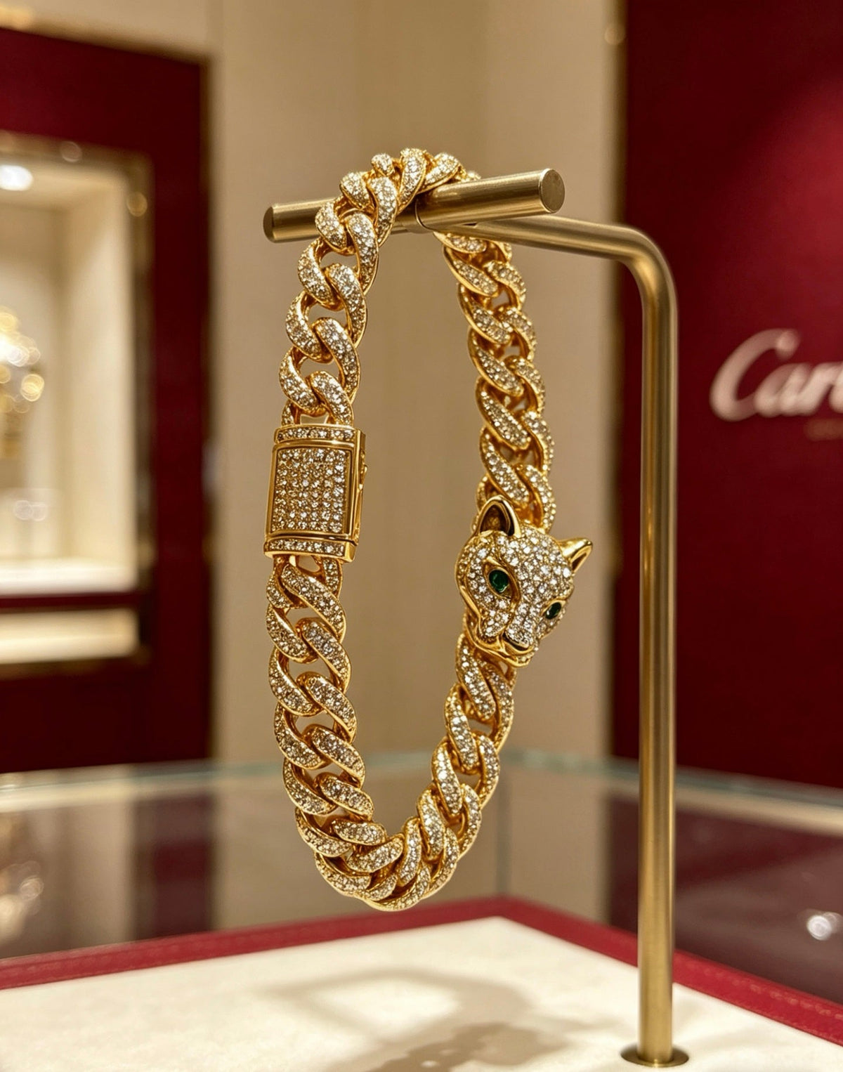 Martin Graham bracelet in polished metal-tone – front view