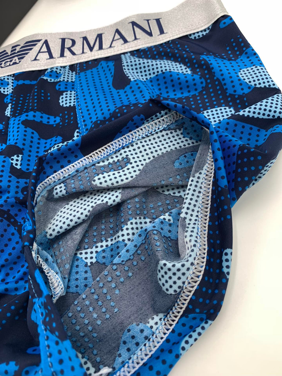 Armani Contrast Waistbands And Understated Front Branding Men's Boxer Briefs