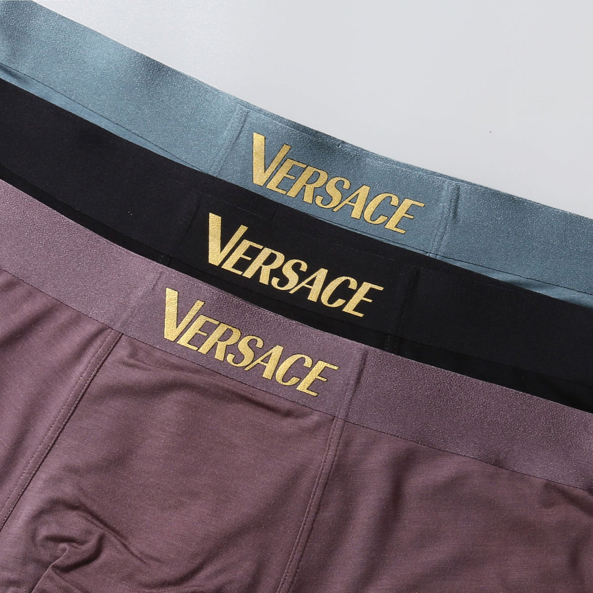 Versace Medallion Details Men's Boxer Briefs - 3-Piece Box