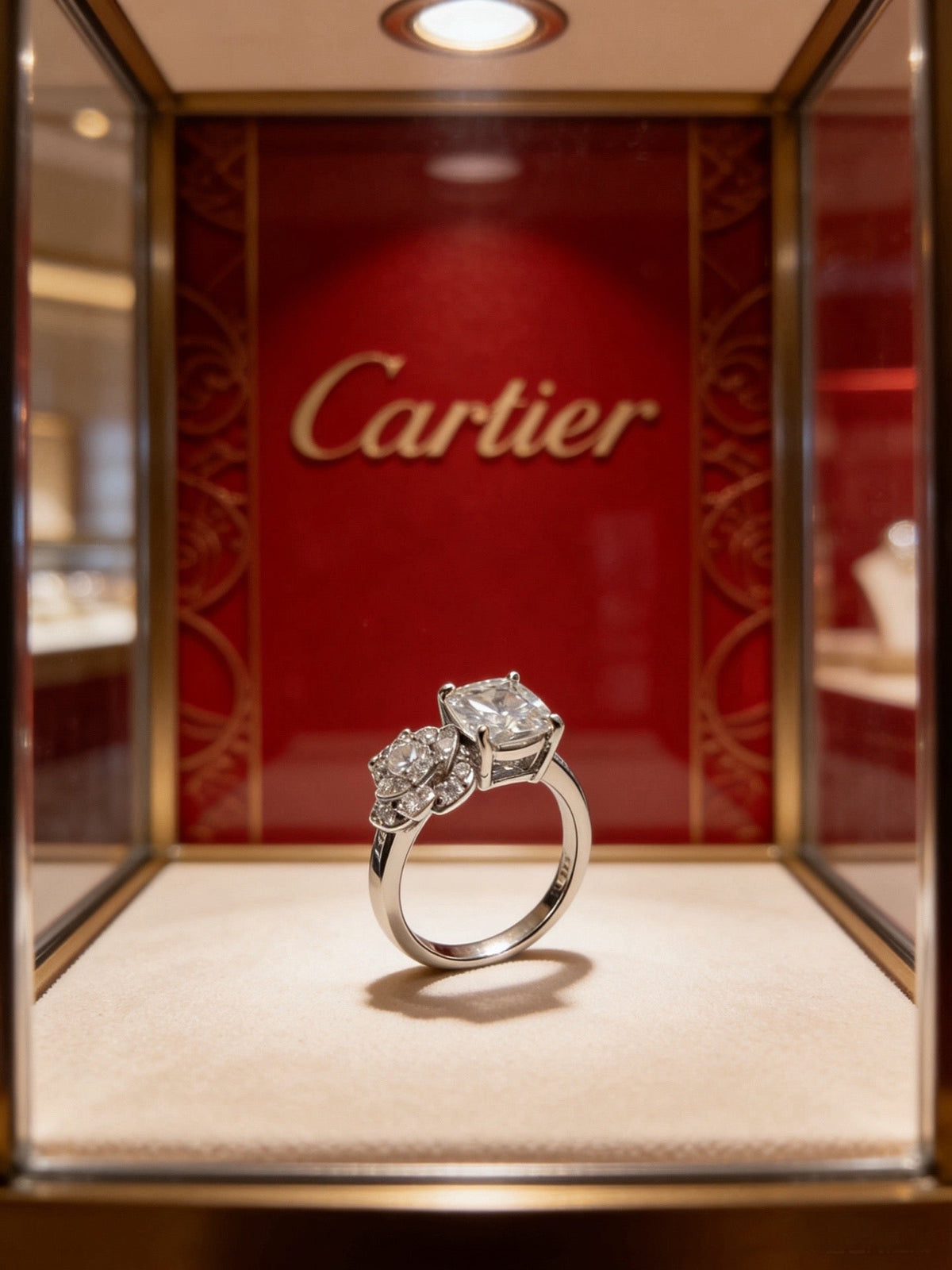 Martin Graham ring in polished metal-tone – front view