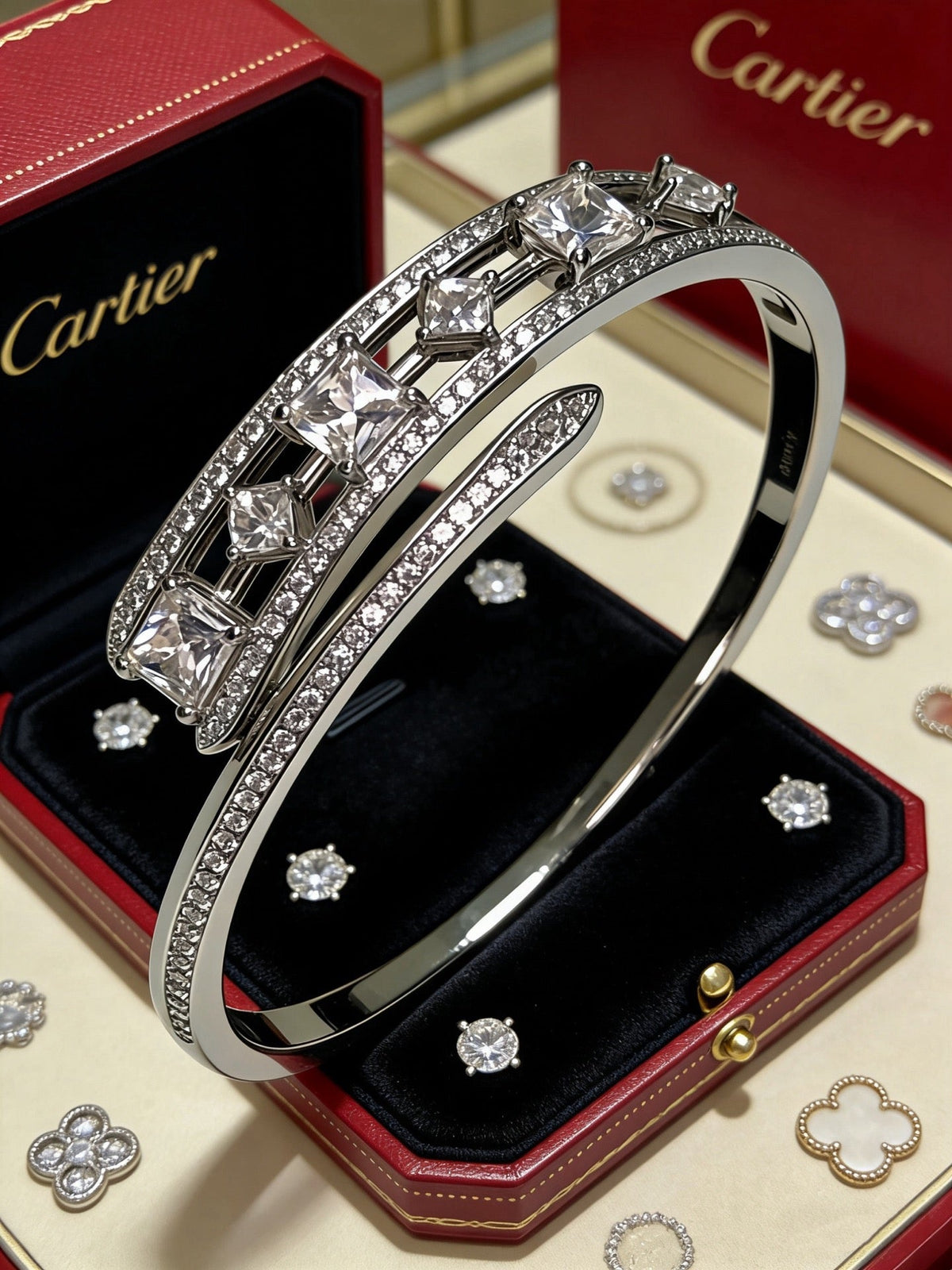 Martin Graham bracelet in polished metal-tone – front view