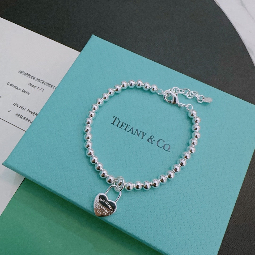 Martin Graham bracelet in polished metal-tone – front product view