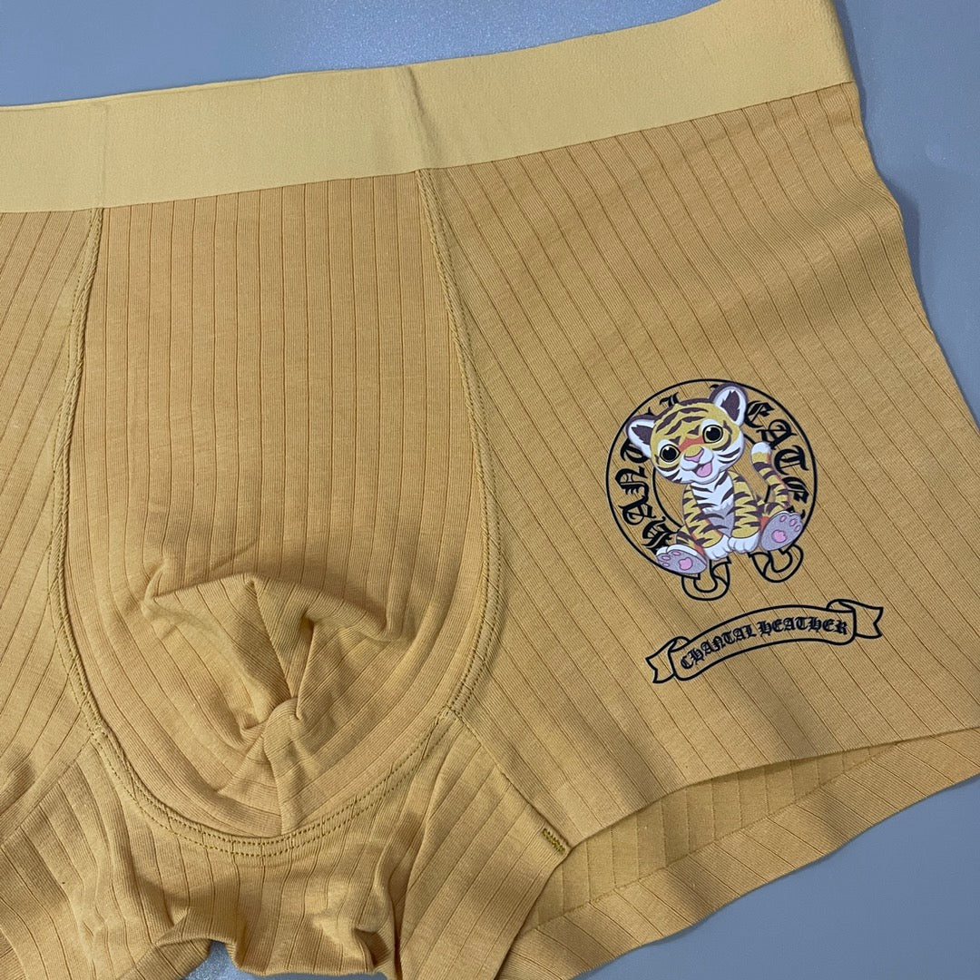 Chrome Hearts Cross And Medallion Graphics Men's Boxer Briefs - 3-Piece Box