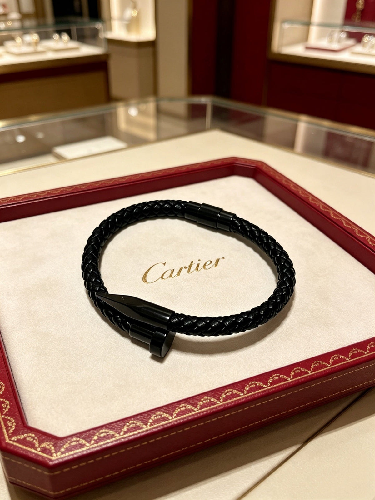 Martin Graham bracelet in polished metal-tone – front view