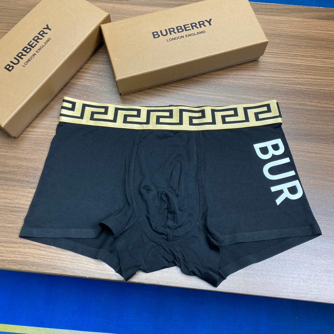 Burberry Modal Greek-Key-Style Waistbands And Horse Graphics Men's Boxer Briefs - 3-Piece Box