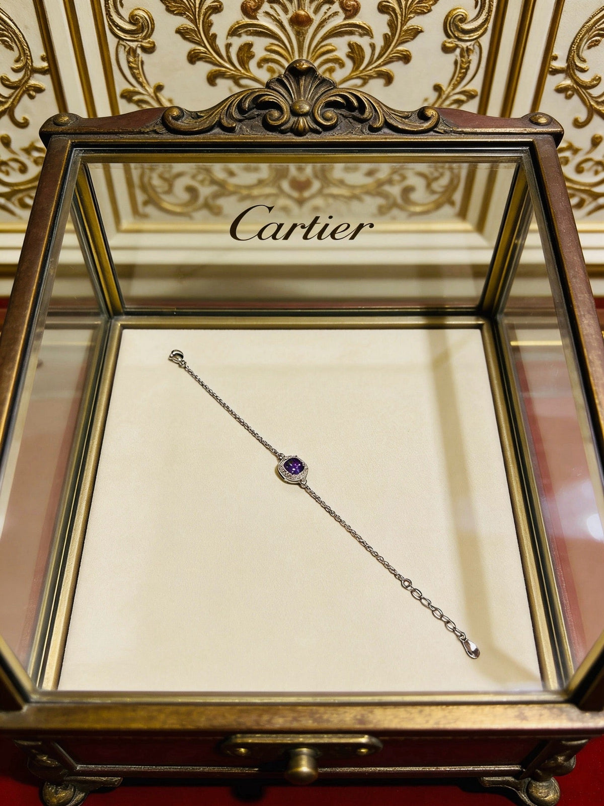 Martin Graham bracelet in polished metal-tone – front view