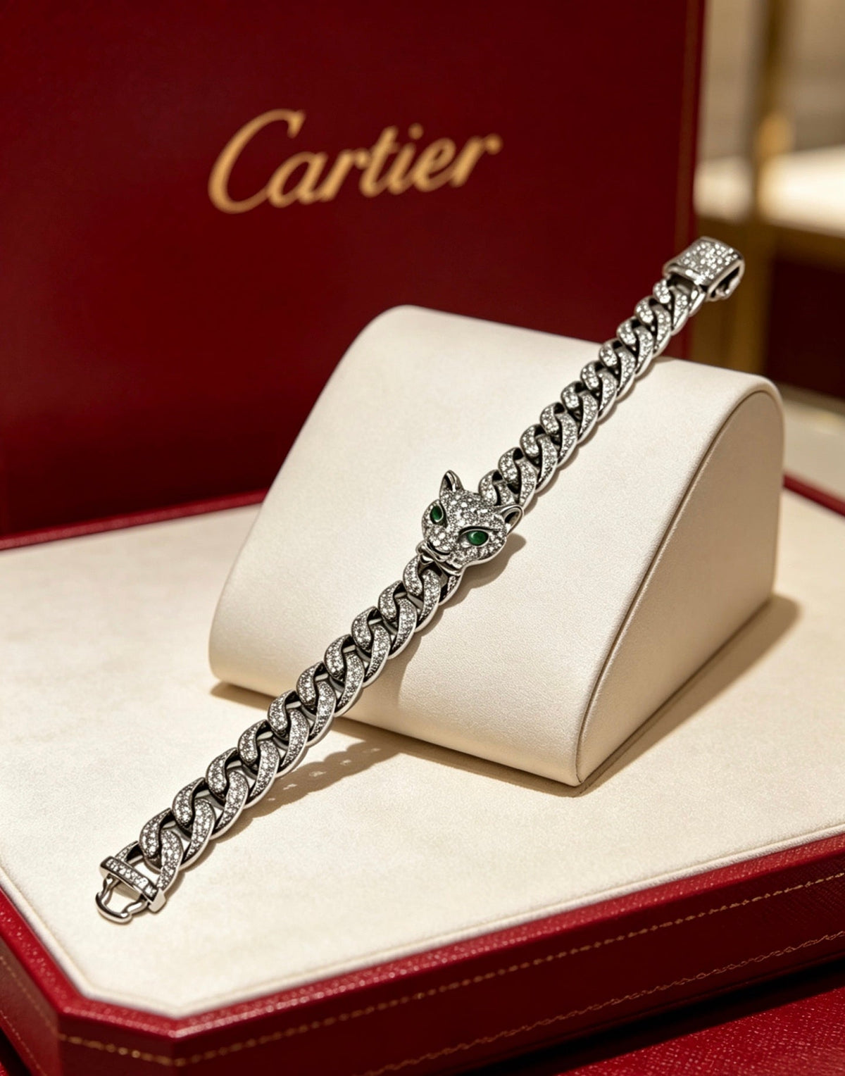 Martin Graham bracelet in polished metal-tone – front view