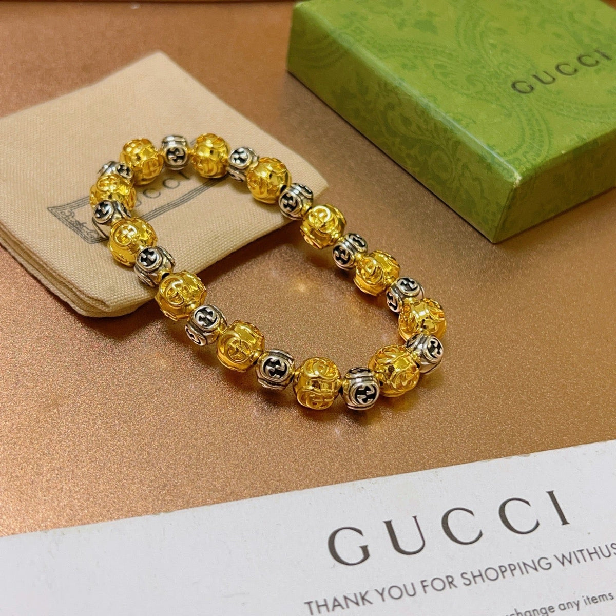 Martin Graham bracelet in polished metal-tone – detail view