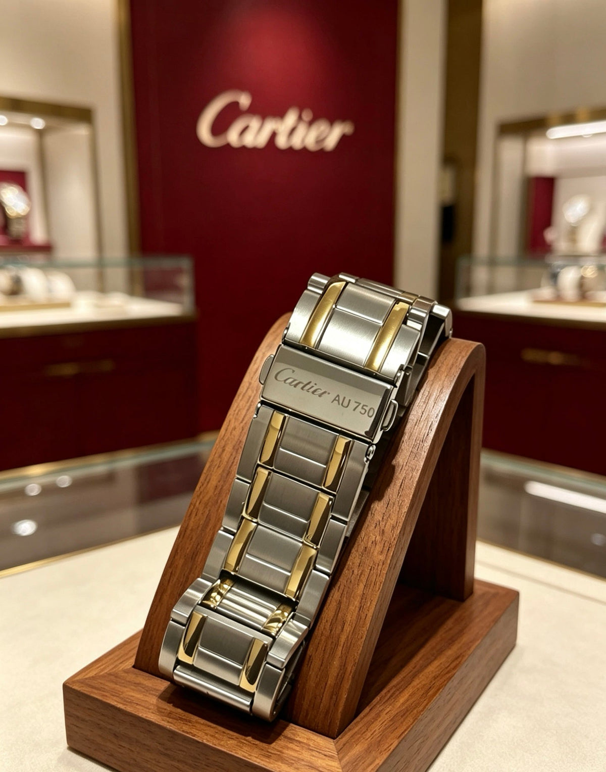 Martin Graham bracelet in polished metal-tone – detail view