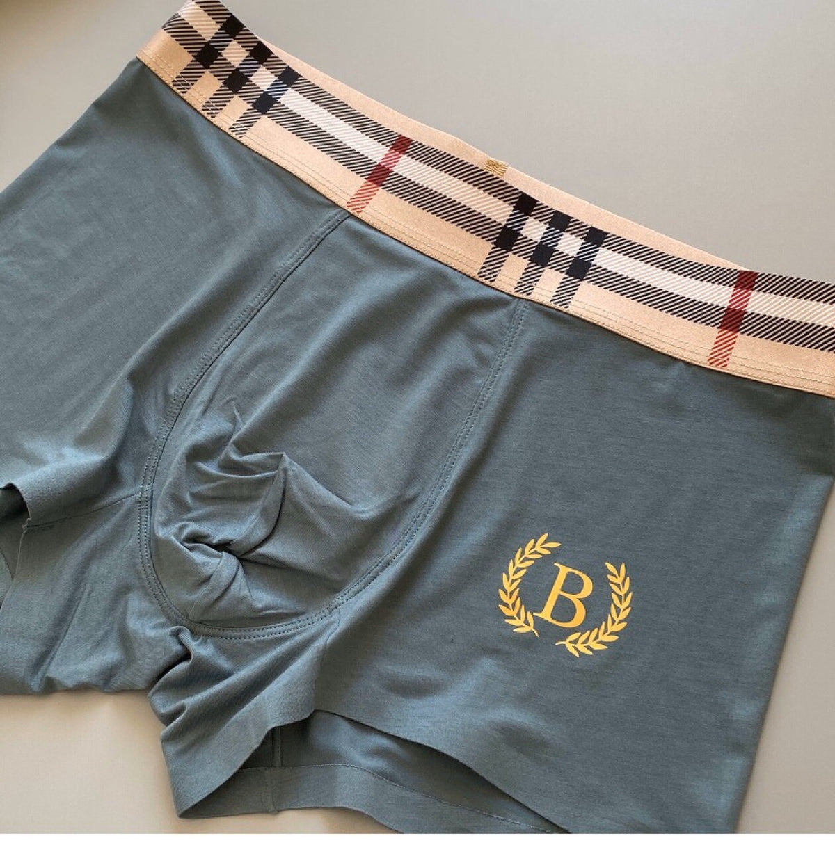Burberry Modal-Blend Logo Detail Men's Boxer Briefs - 3-Piece Box