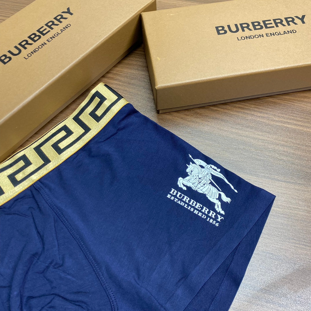 Burberry Bold Lettering Men's Trunk Underwear - 3-Piece Box