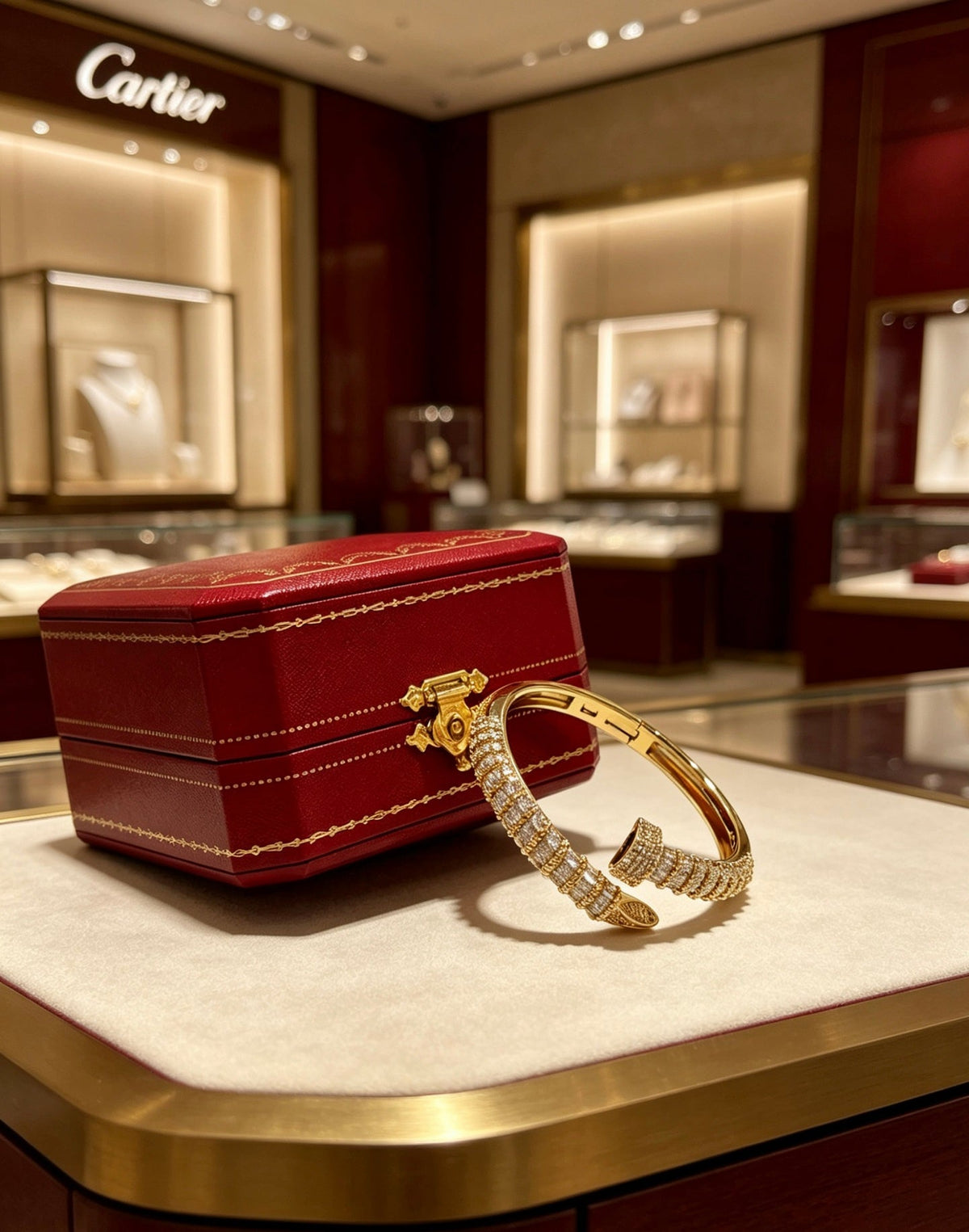 Martin Graham bracelet in polished metal-tone – detail view
