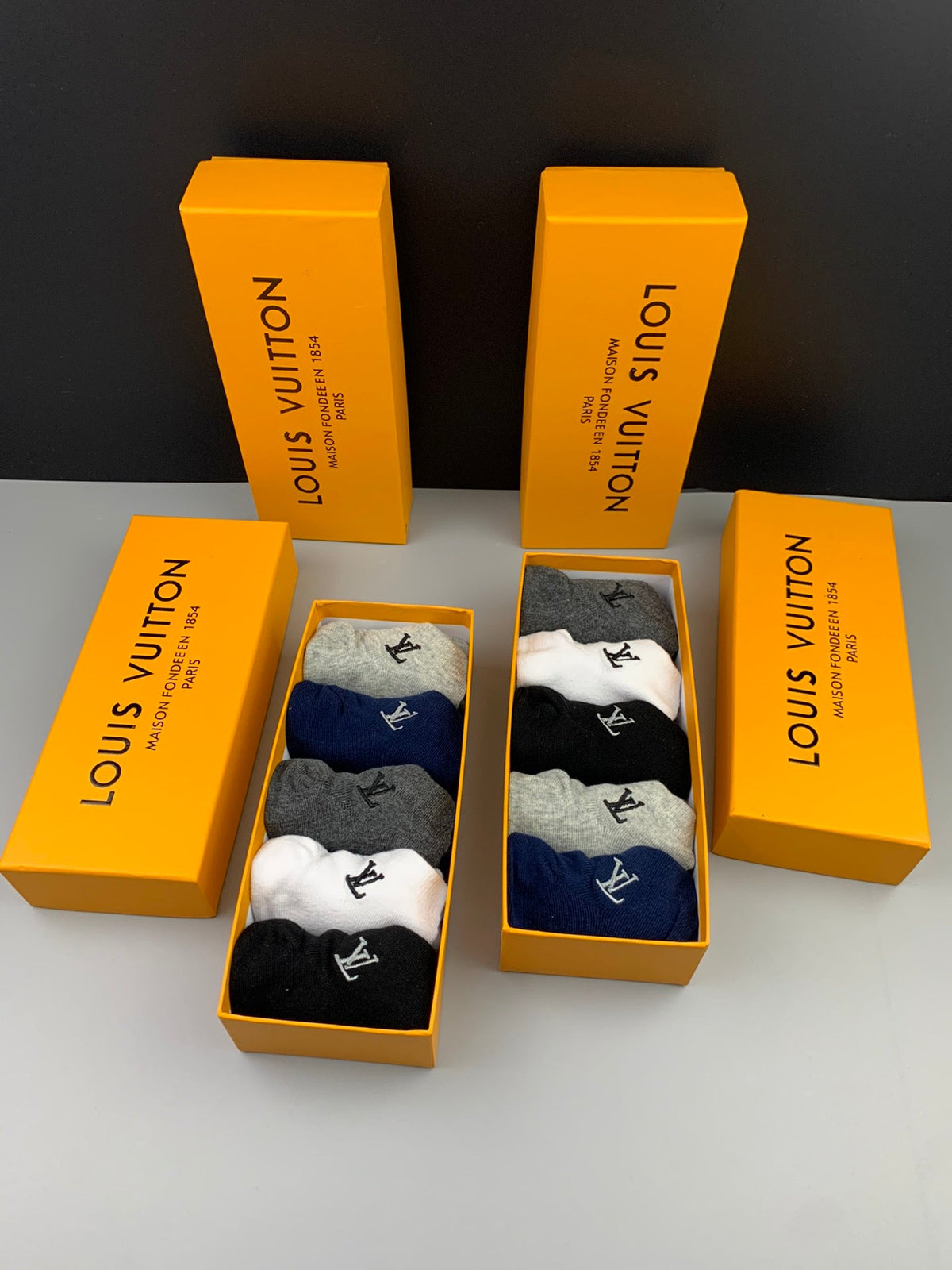 Louis Vuitton Cotton Socks - 5-Pair Set