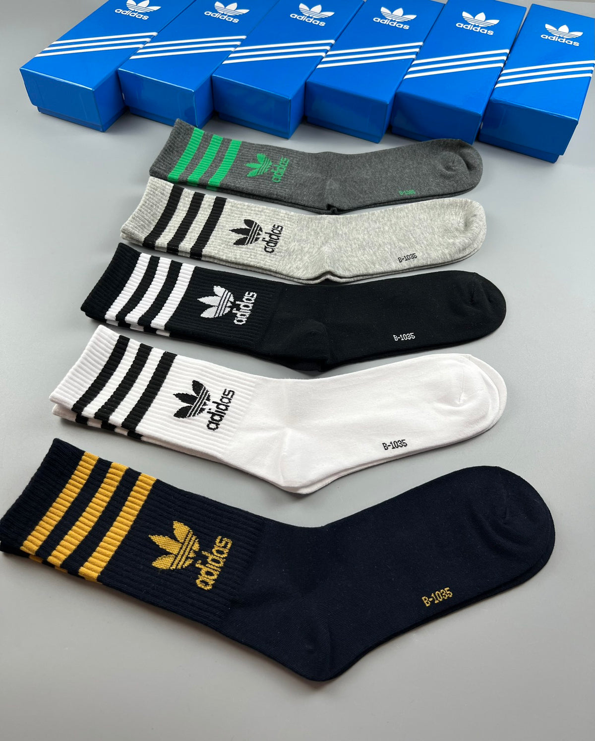 Adidas Striped Apparel - 5-Piece Box
