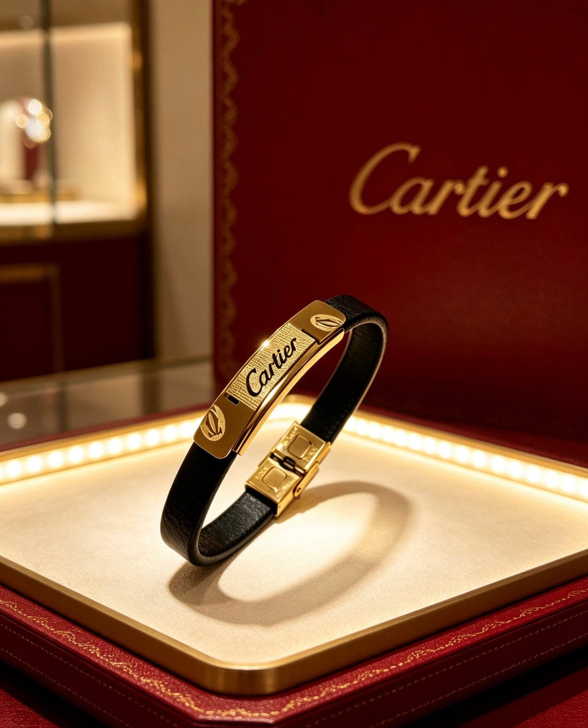 Martin Graham bracelet in polished metal-tone – detail view